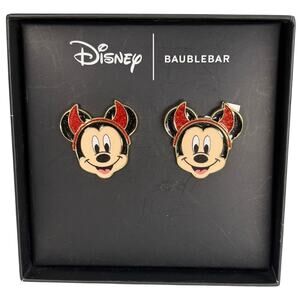Disney BAUBLEBAR Earrings Mickey Mouse Halloween Devil Costume Stud Earrings